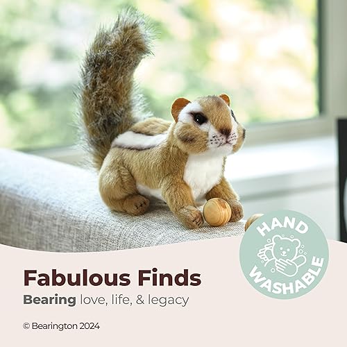 Miniatura 3 de Bearington Collection Chippie - Peluche de ardilla, 7 pulgadas