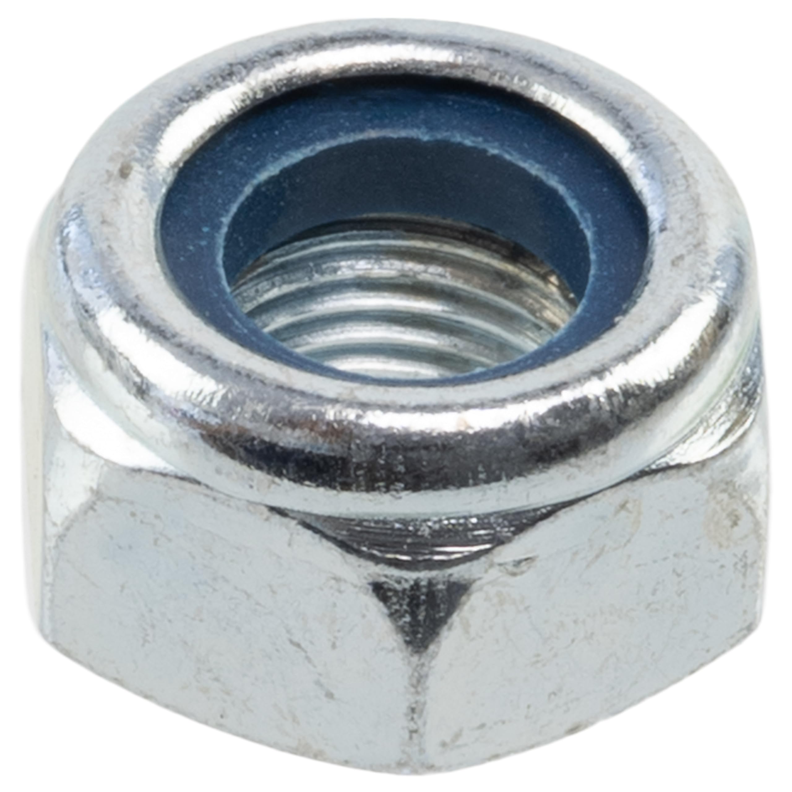 AERZETIX - Set di 20 Dadi di bloccaggio M10x1mm esagonali con filettatura a passo ridotto - in acciaio zincato - colore argento - montaggio assemblaggio uso generale fissaggio