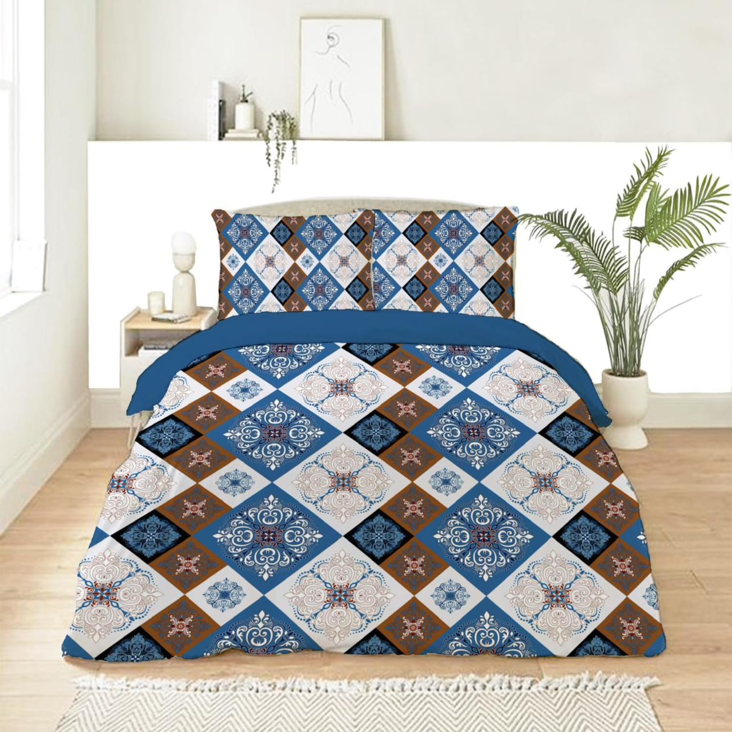 Organza Super Soft Glaze Cotton King Size All Season Blanket double bed, AC Comforters| Dohar Fibre Filling 110 GSM |90x100inch-image-21