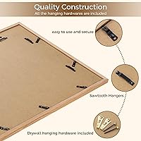 Vista 31 de Fun Memories Portarretratos de metal de 16 x 20 pulgadas con paspartú de 11 x 14 pulgadas, acabado de aluminio cepillado, parte delantera de vidrio
