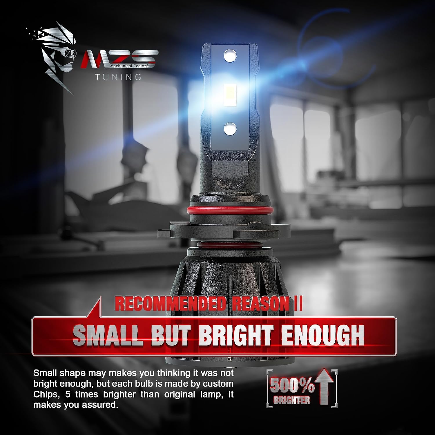 MZS H-11 9-005 Fog Bulbs, H-8 H-9 Light Bulb Use for ATV UTV off Road-Pack of 4