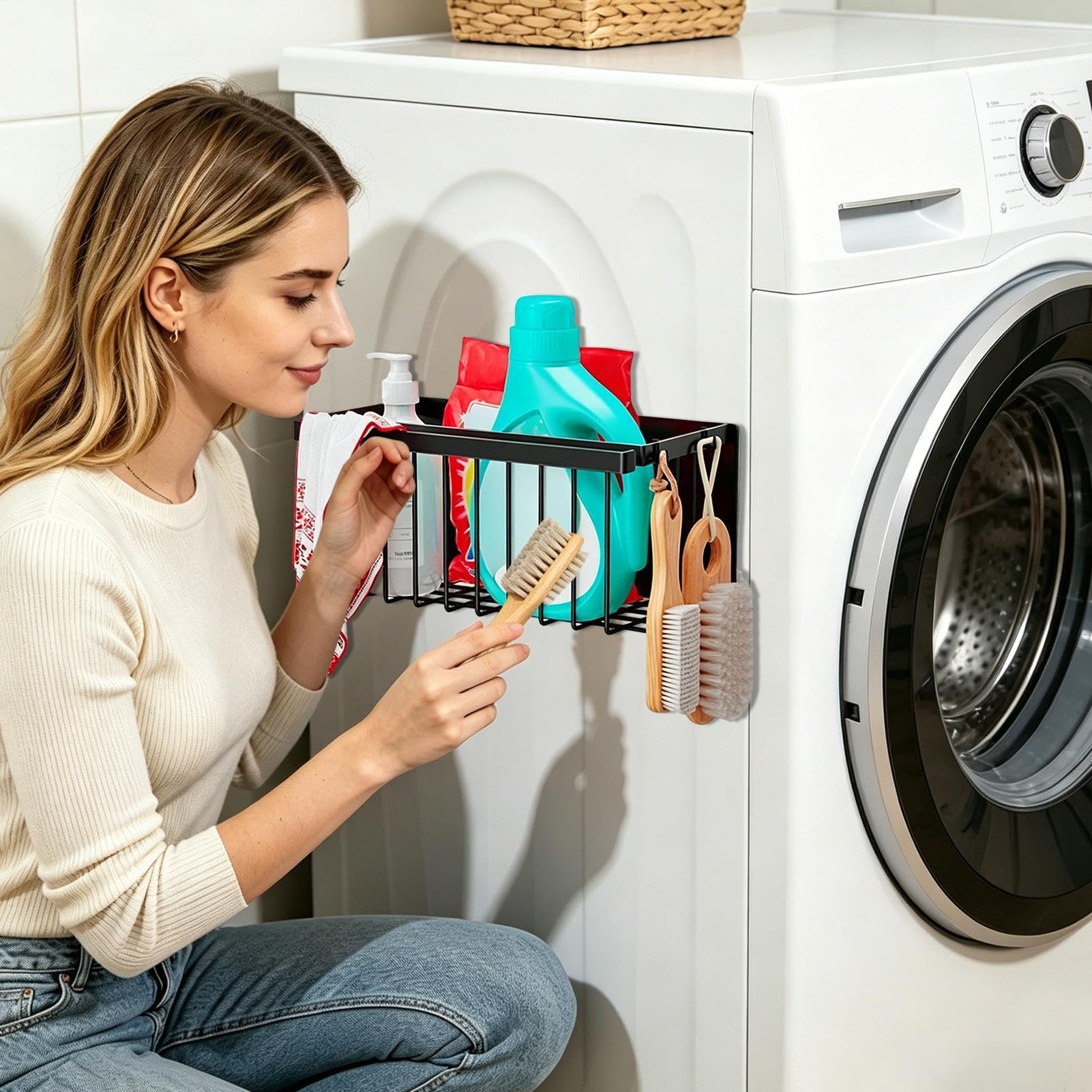 Magnetische Kühlschrankregale Gewürzregal zur Küchenorganisation | Gewürzregal für den Kühlschrank für Kühlgerät, Küche, Zuhause, Wohnung, Wohnheim, Büro, Wohnmobil, Balkon, Schrank, Tür,