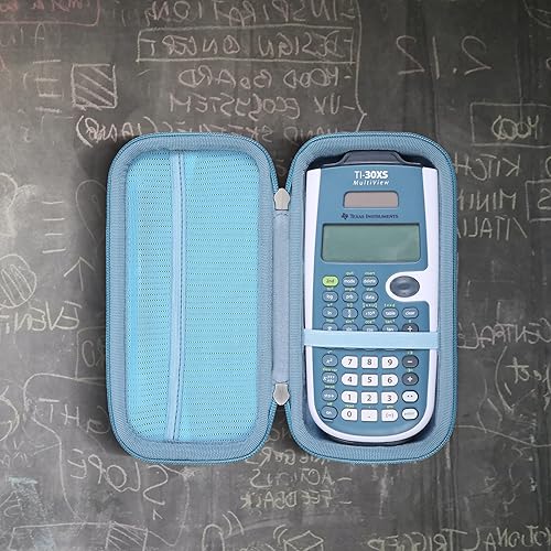 Vista 18 de khanka Funda de transporte para calculadora científica Texas Instruments TI-30Xa/TI BA II Plus/TI-30XIIS /TI-30XS MultiView/TI-36X Pro Engineering
