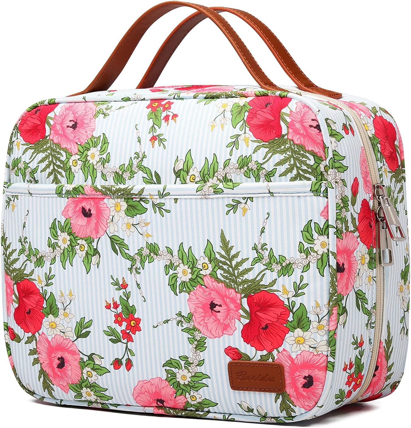 Toiletry Bag for Men Large Capacity PU Leather Men's Makeup Organiser for Toiletries Water-Resistant Travel Toiletry Bags for Traveling