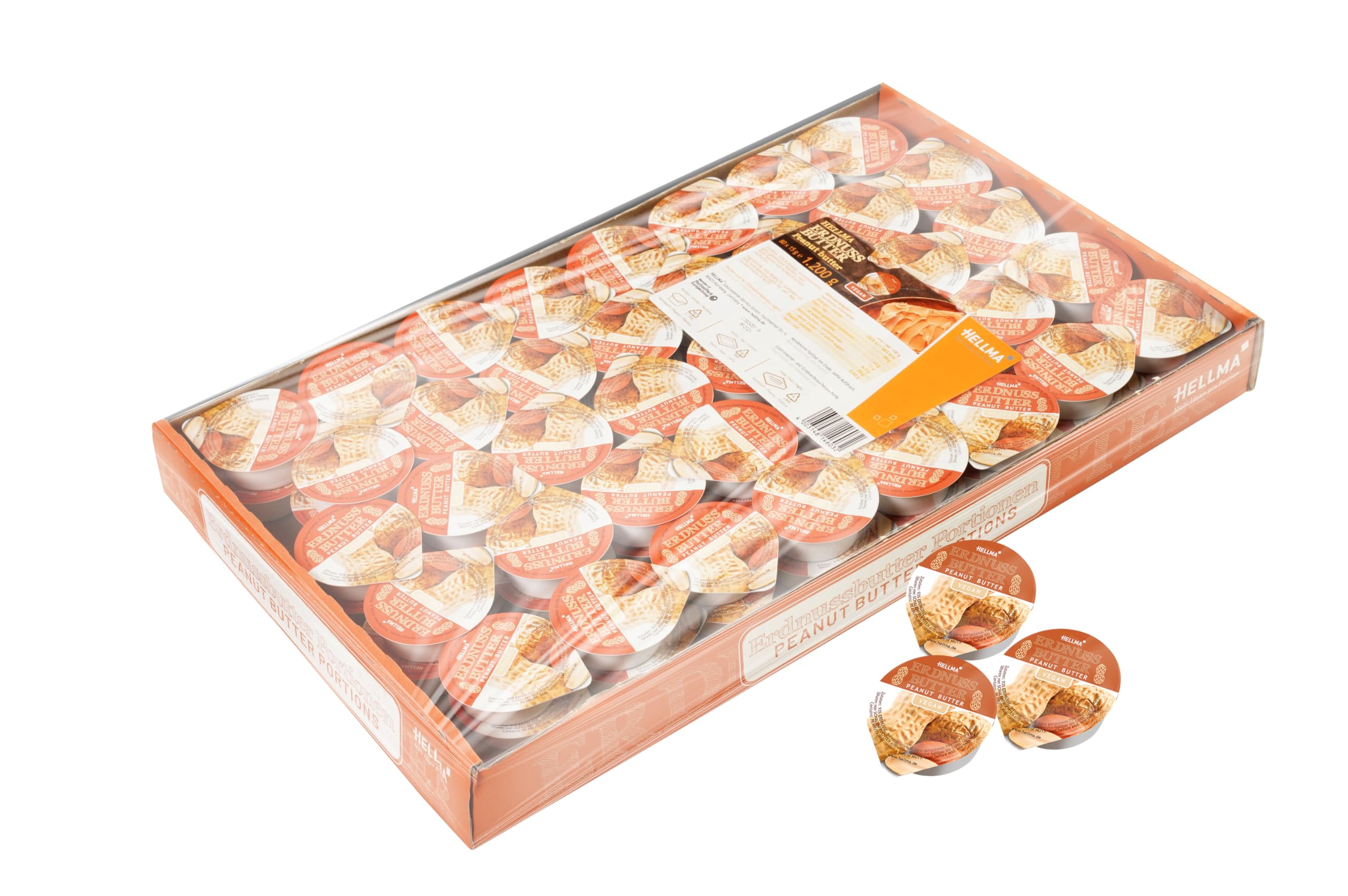 Hellma Peanut Butter Spread Pread Peanut Butter 80 pezzi á 15 g