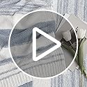 WRENGONGE Grey Blue Throw Blanket, 60x80 Soft Cozy Striped Throw Blankets for Couch, Sofa, Bed, Travel, Lightweight Fluffy Warm Plush Decorative Blankets for Women, Men,Kids Gift