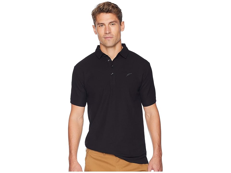 

Publish Seb - Pique Polo (Black) Men's Clothing