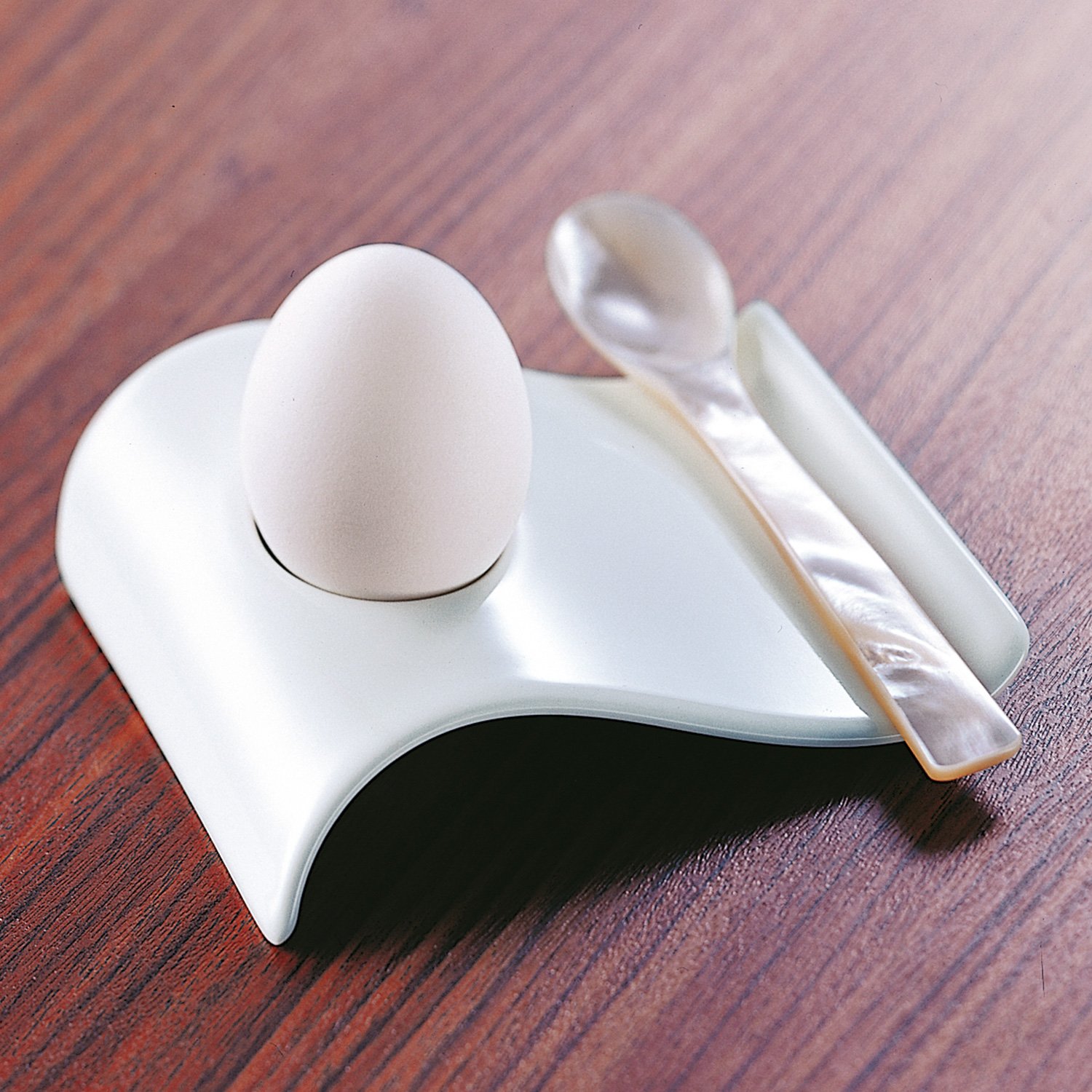 Villeroy & Boch NewWave Coquetier, Porcelaine Premium, Blanc (Lot de 2)