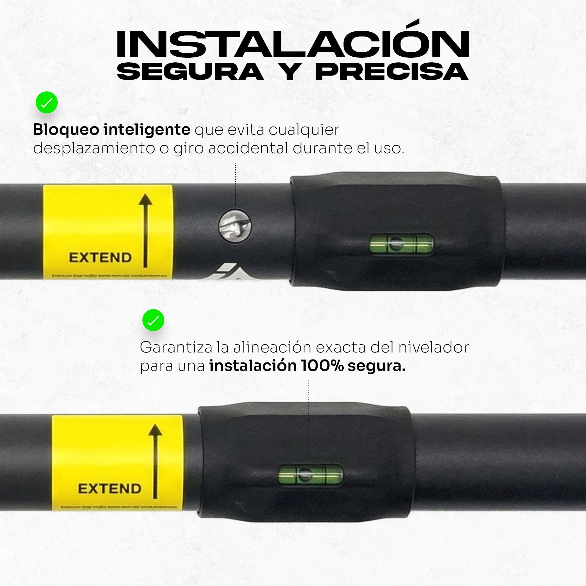 Barra Dominadas - Barra De Dominadas, Barra Dominadas Pared, Barra Dominadas Puerta, Dominadas en casa, Barra sin tornillos, Barra Ajustable, Pull Up Bar