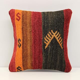 Ottoman Style pillow cover 12x12 inch Natural Pillow Throw Kilim pillow cover Chevron Pillow Bolster Pillow Handmade Cushion Cover