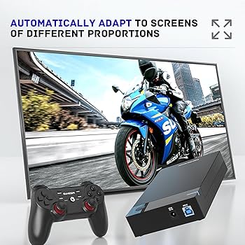 Kinhank 12TB Retro Gaming Hard Drive, Retro Game Hard Drive with