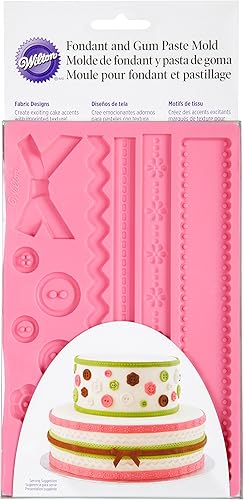 Miniatura 2 de Wilton Molde de silicona para cinta y fondant de tela y pasta de goma, suministros de decoración de pasteles
