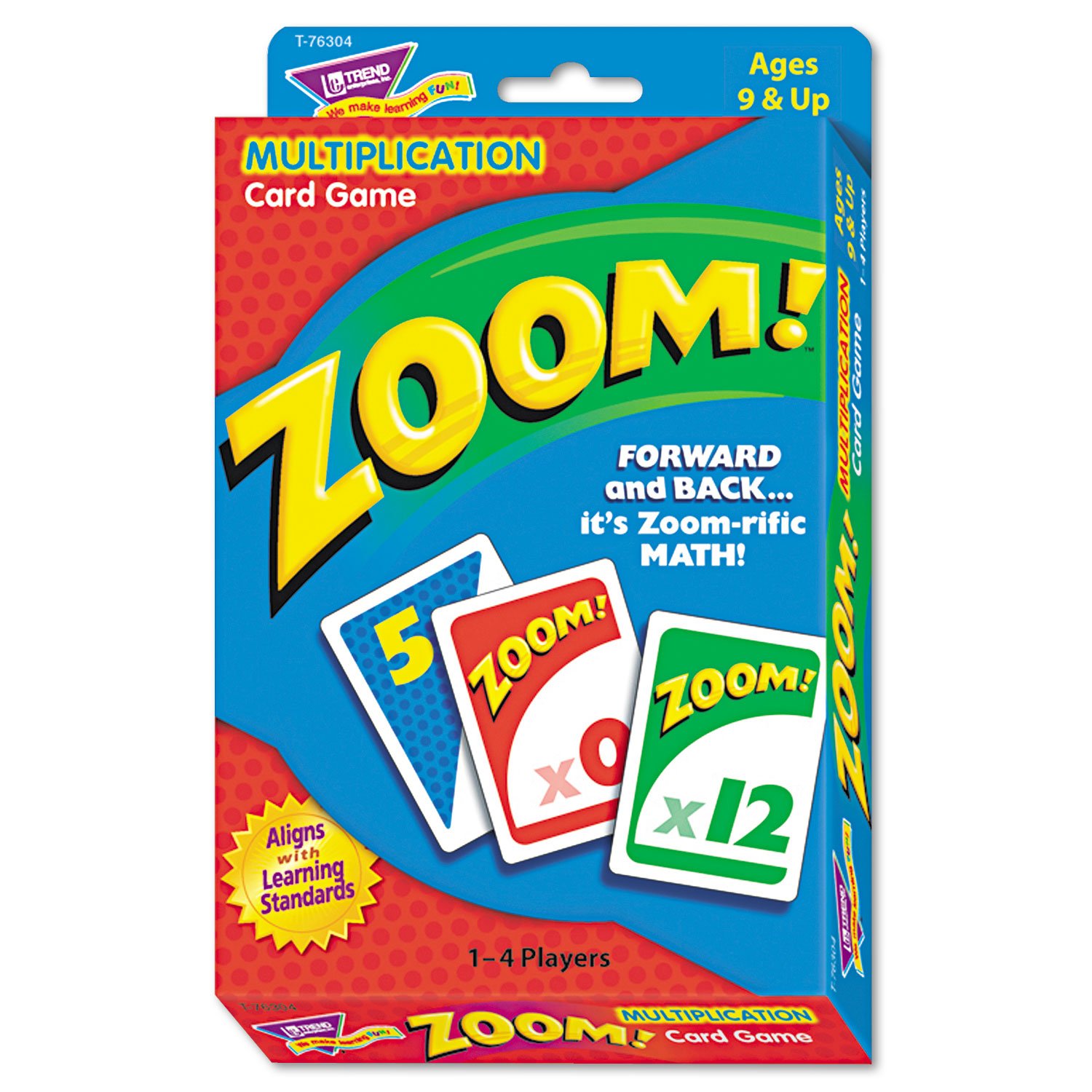 Trend EnterprisesT76304 Zoom Math Card Game, Ages 9 and Up