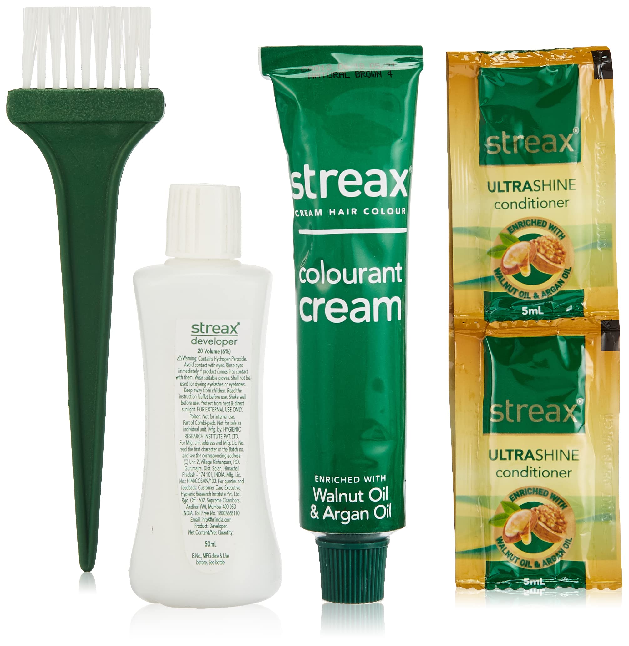 Streax Cream Hair Color - Natural Brown 5