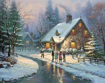 油絵 絵 絵画インテリア 額付(銀)人物 F4-142023 冬 雪国 子供たち ルノワール ふたりの子供の肖像 F4【油絵 直筆仕上げ 複製画