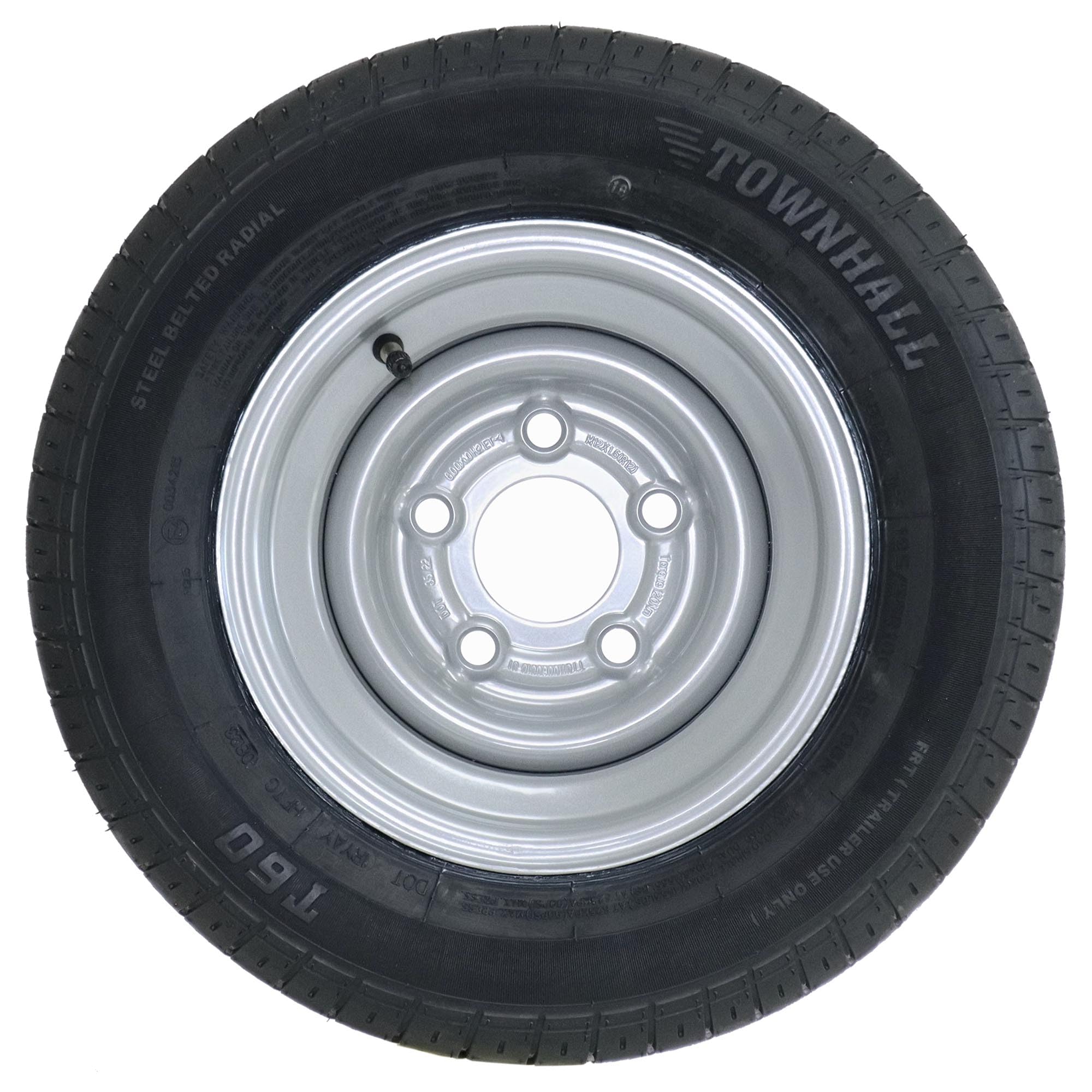Rimorchio ruota completa 195/55 R10C 98/96N M+S cerchione 6Jx10H2 5x112 ET-4 Trailer Caravan