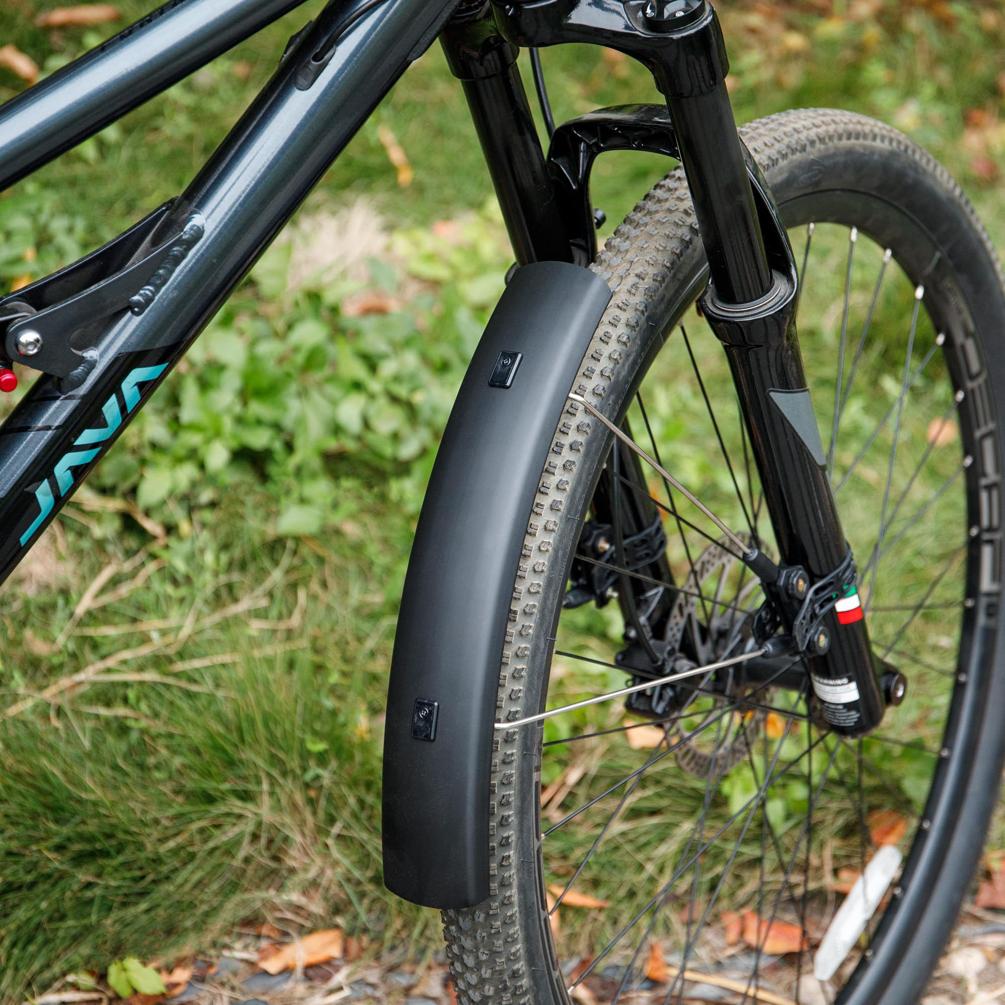 MTB Schutzblech 24-29 Zoll – Verstellbares Fahrrad Schutzblech für Mountainbike, Aluminium/Plastik Sandwich-Konstruktion, Flexibler Spoiler,