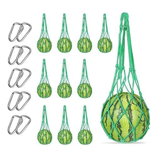 10 Pcs Melon Hammocks Cradles with D Hanging Hooks, for