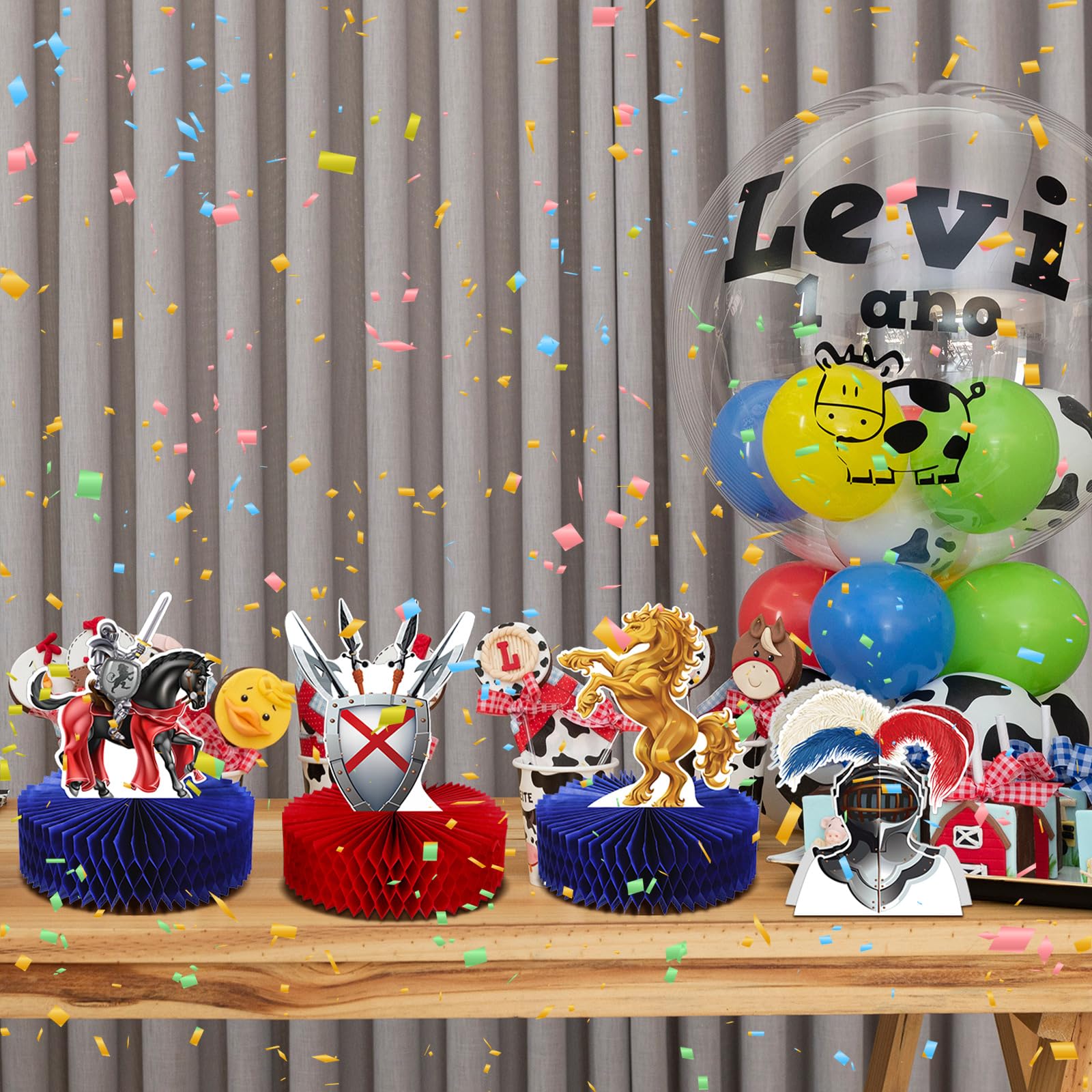 Amazon.com: 9 Pieces Medieval Party Supplies Decorations Knights