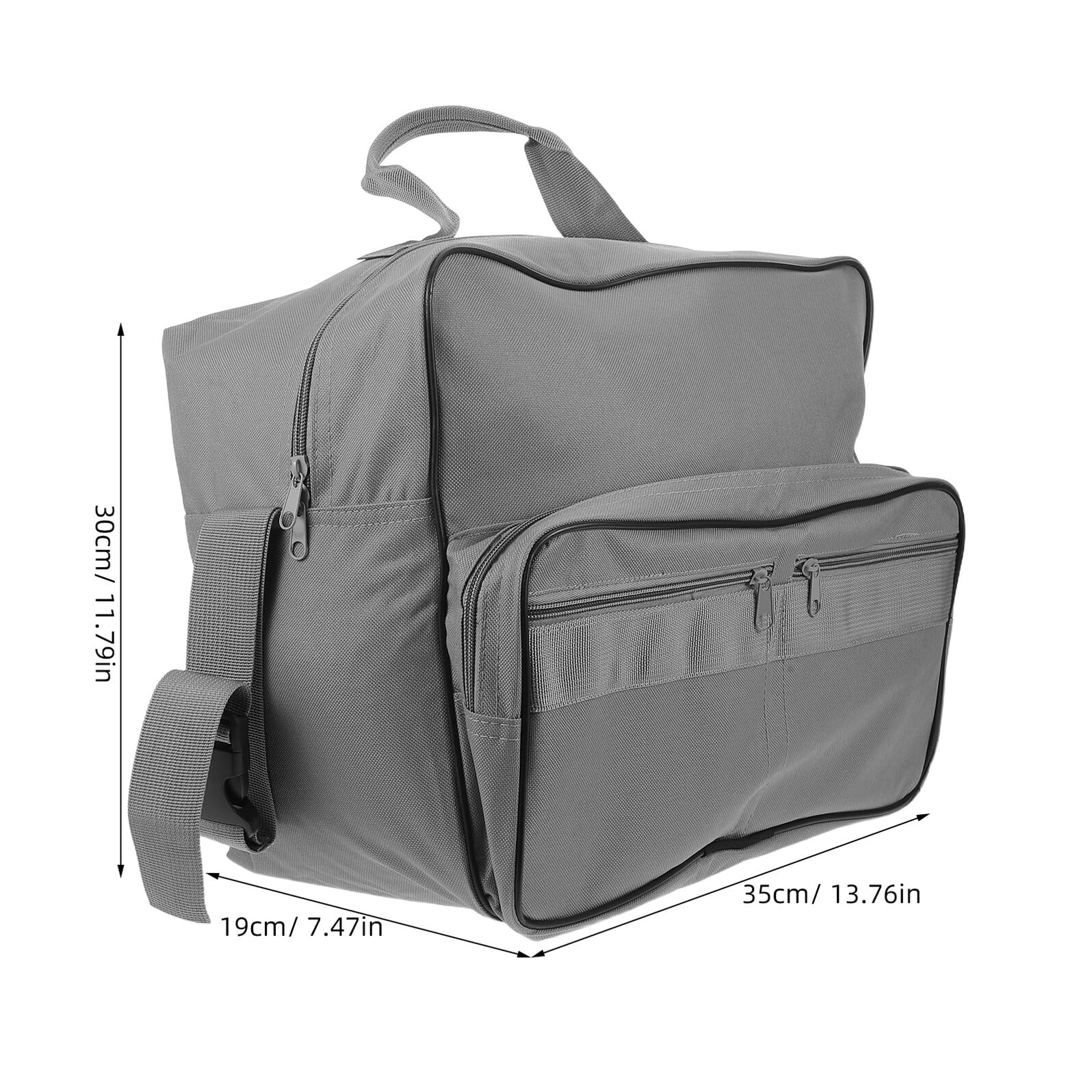 Bolsa Organizadora Lateral para Silla de Ruedas de Tela Oxford | Gran Capacidad, Compartimentos Separados y Diseño Plegable, Protección para Salidas y Cambios de Clima