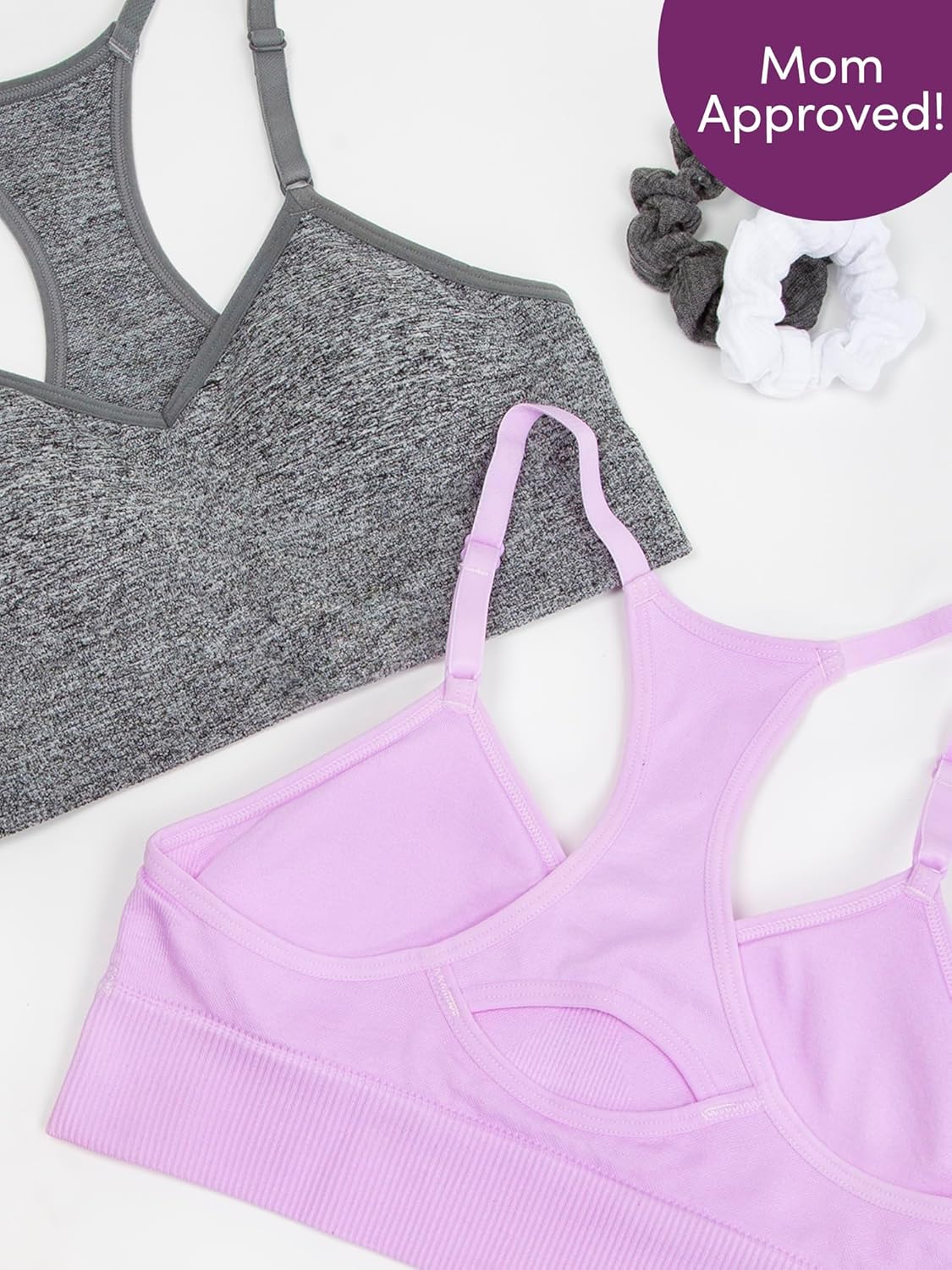 Fruit of The Loom Girls Seamless Racerback Sport Bra - Image 3