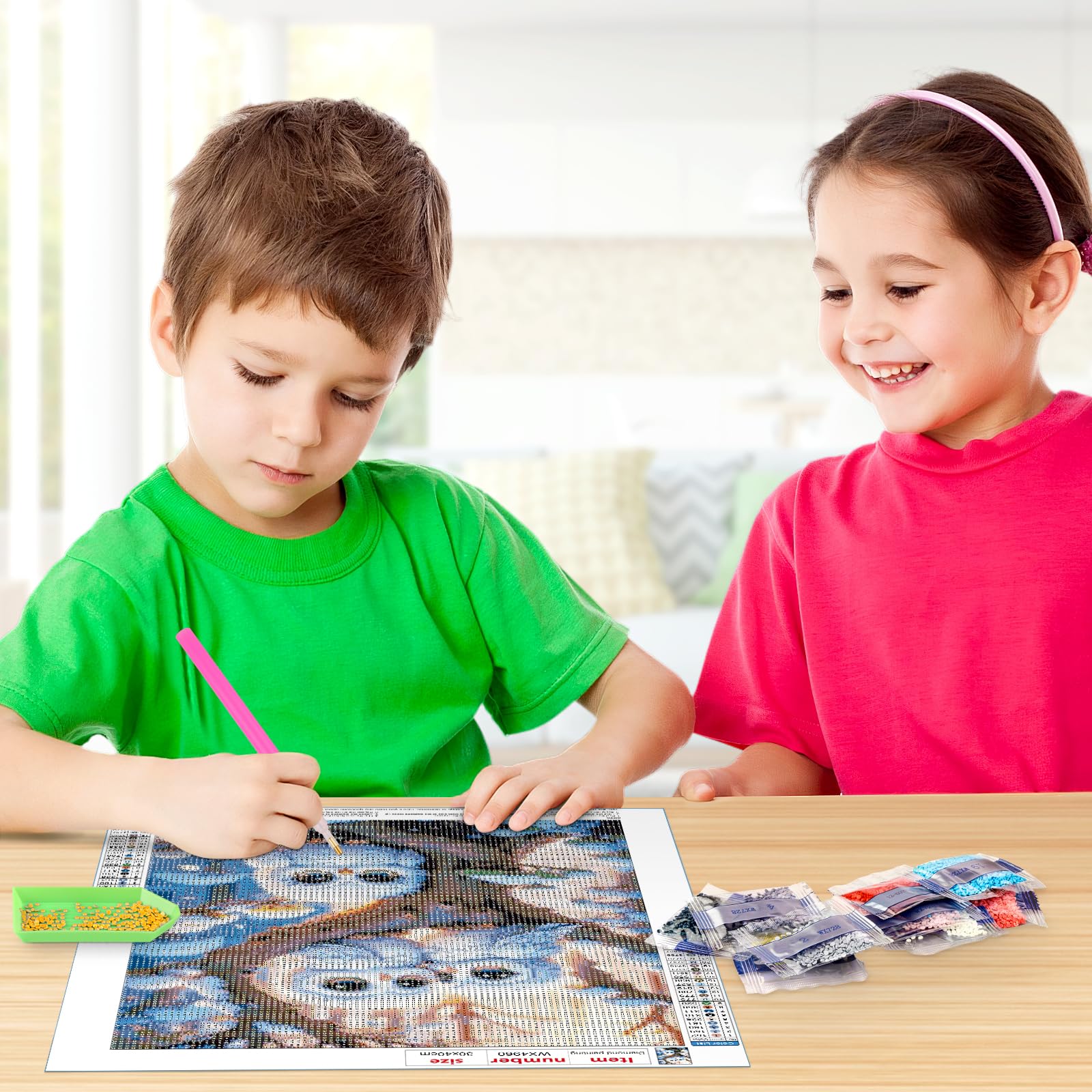 5D Diamond Painting Kit Completo Adulti, Pittura Diamante
