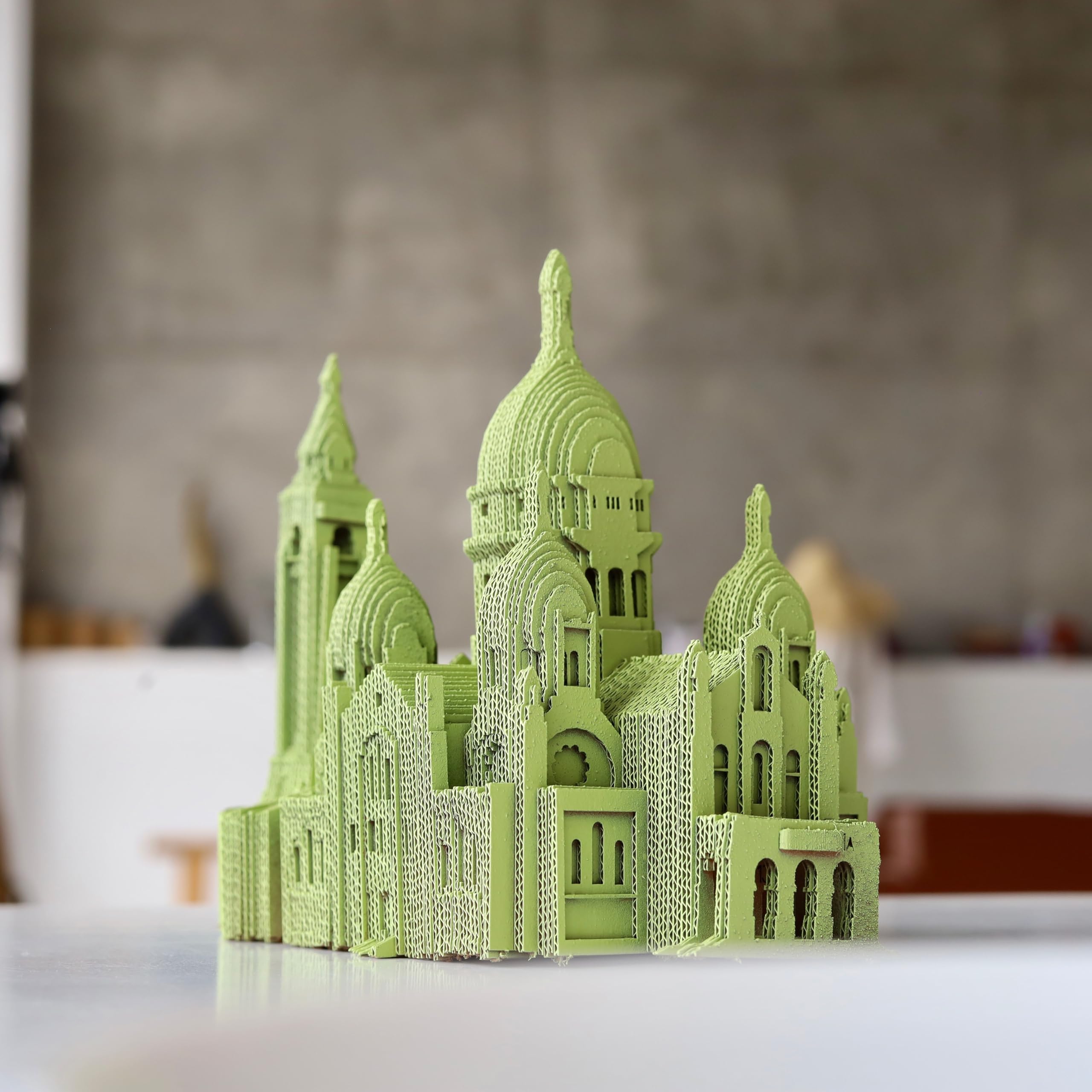 Basilica Sacré-Cœur Puzzle 3D in Cartone – Modellino da Costruire | 146 Pezzi, 22 × 17 × 12 cm – Kit Scultura Fai da Te da Dipingere, Materiali Riciclati, Ragazzi e Adulti, Idea Regalo