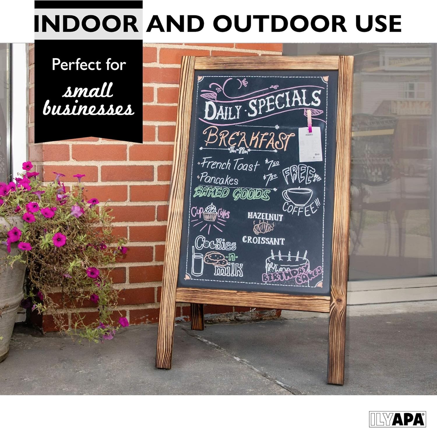 Amazon サンドイッチ ボード 歩道チョーク 黒板サインと消しゴムのメニュー 4色から選択 黒板 文房具 オフィス用品 Amazon サンドイッチ ボード 歩道チョーク 黒板サインと消しゴムのメニュー 4色から選択 黒板 文房具 オフィス用品