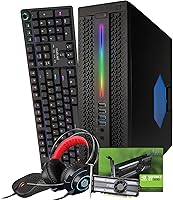 Vista 1 de HP Elite RGB Gaming Computer Intel i5 (3.6 Ghz Turbo) GeForce GT 1030 (2 GB) GPU 16 GB DDR4 RAM 500 GB SSD + 1 TB 5G-WiFi + Bluetooth Win 10