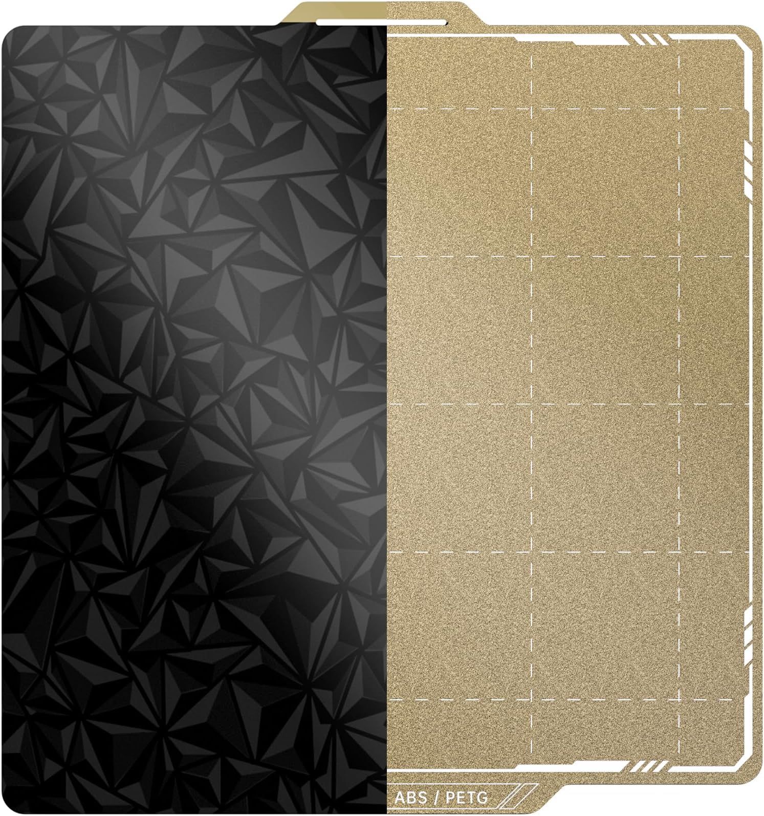 Designer Series Smooth PEO+Textured PEI Build Plate for Bambu-Lab P1P P1S P2S X1C X1E A1 257x257mm, Double Sided PEI Spring Steel Build Plate Flexible Sheet Print Bed Removable Surface Platform