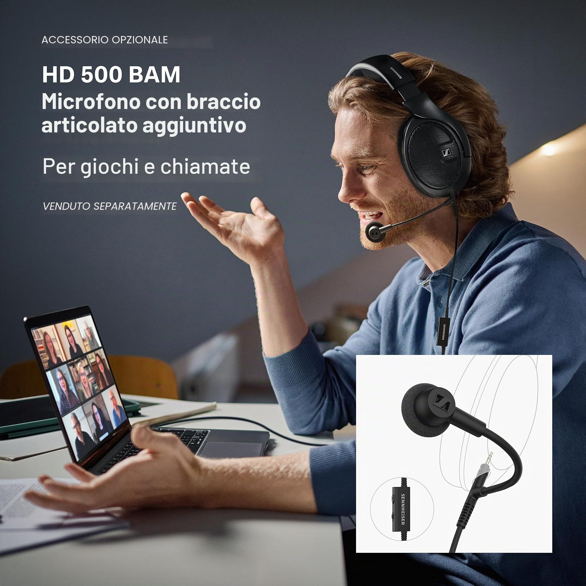 Sennheiser HD 560S Cuffia Aperta Reference-Grade, Jack 3.5 mm, Nero