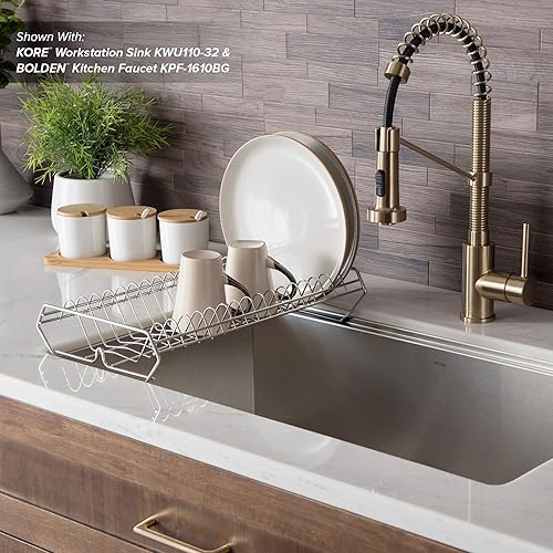 Miniatura 10 de Kraus Colador de acero inoxidable, 17.6 in x 9.7 in x 2.6 in, CS-2