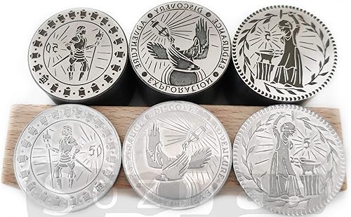 Miniatura 4 de Troquel de monedas personalizado para acuñar monedas, sello de prensa redondo personalizado, troqueles de prensa hidráulica, troqueles de prensa