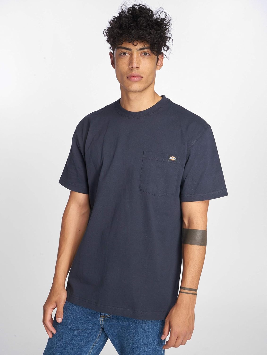 Dickies Men's Heavyweight Crew Neck Short Sleeve Tee - Picture 62 of 127