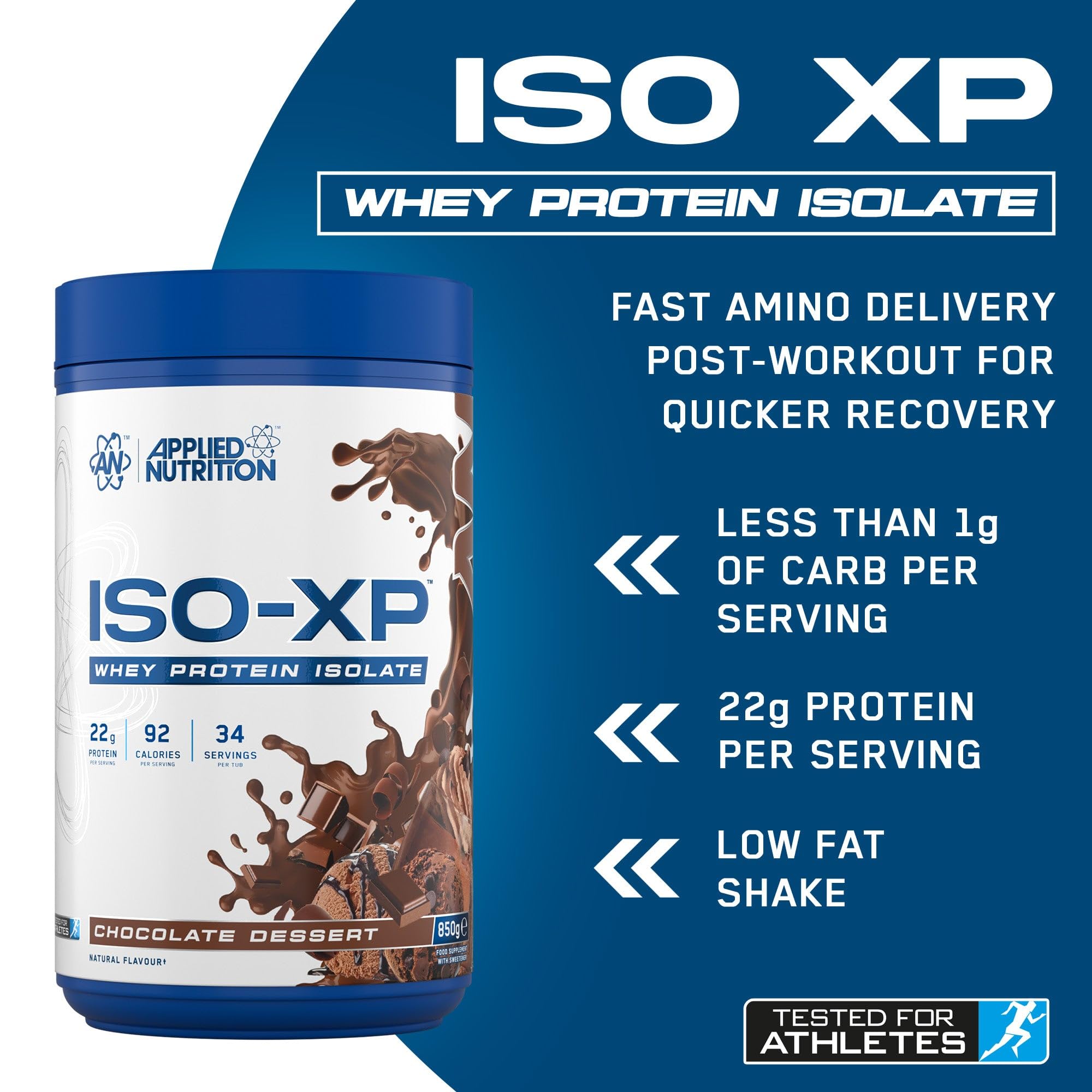 Applied Nutrition Iso-XP (850g) Chocolate Dessert - Białka - Izolat białka serwatkowego