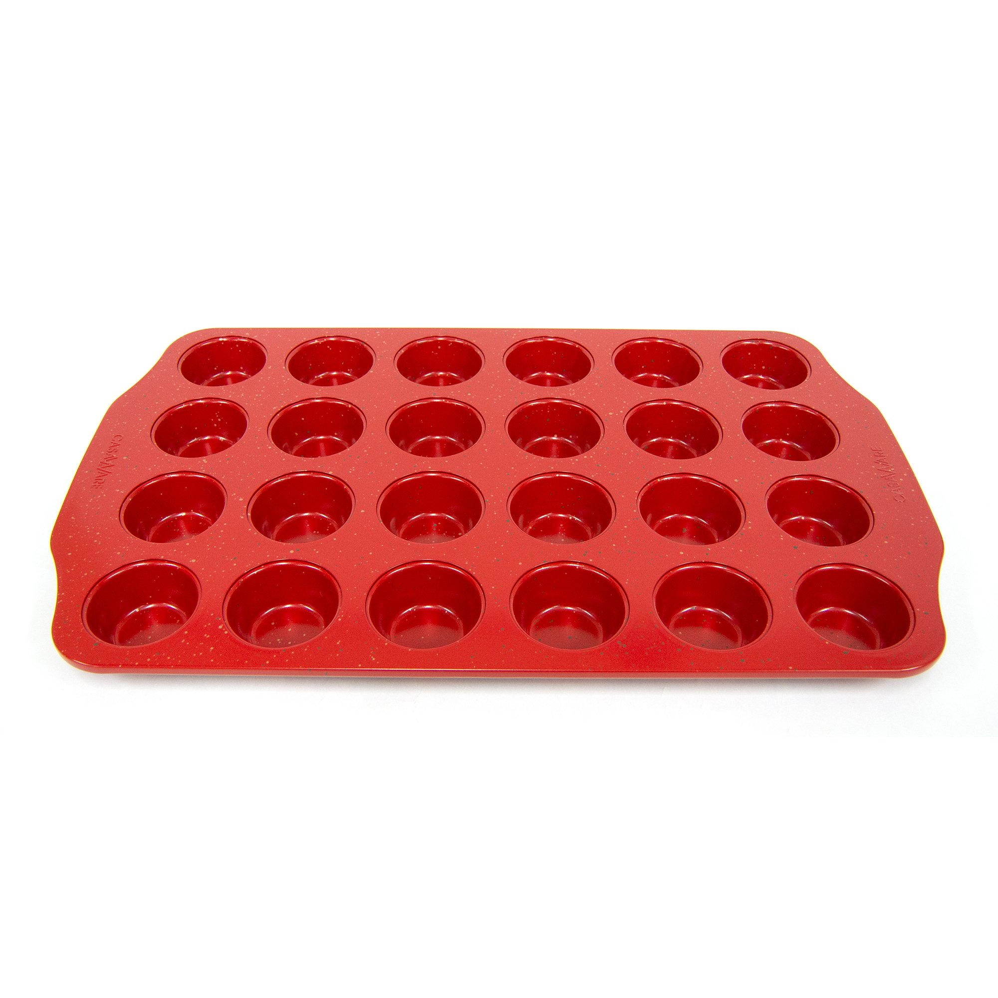 CasaWare Mini-Muffinform für 24 Muffins, keramikbeschichtet, antihaftbeschichtet, Granit