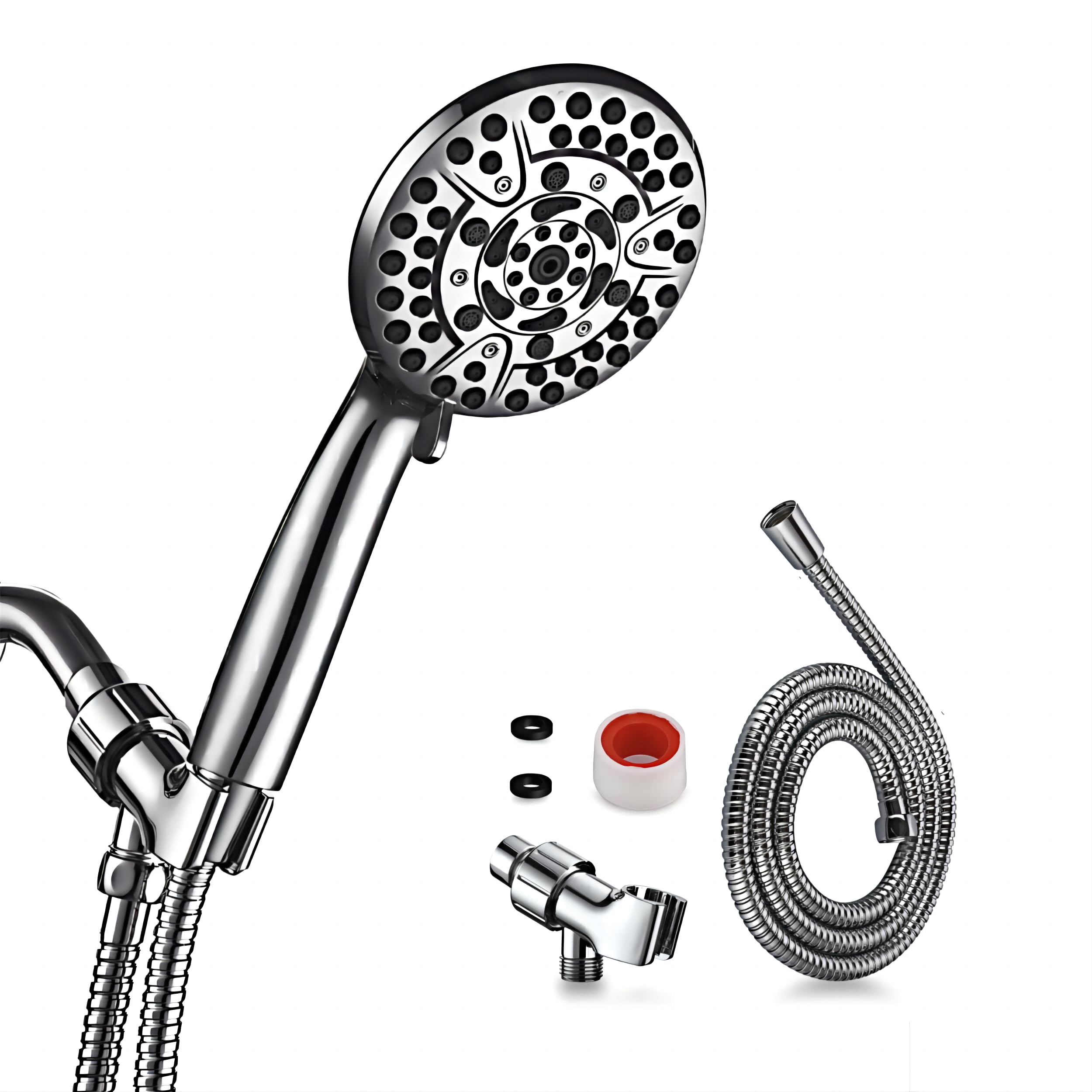 Iopsk 10 Spray Shower Head with Handheld,High Pressure shower