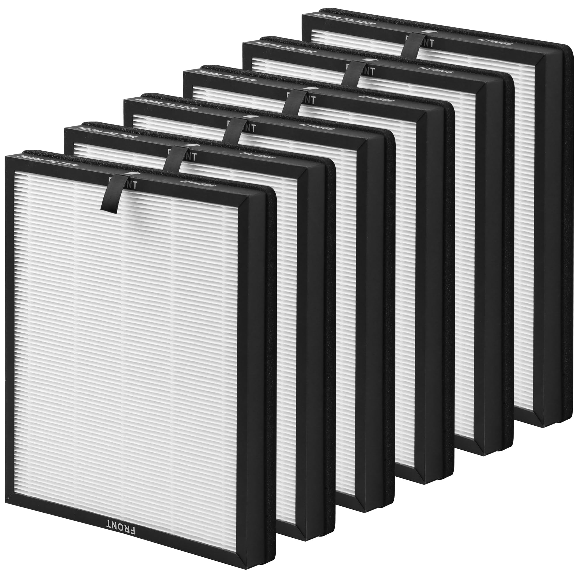 6 paquetes de filtros de repuesto H13 True HEPA y carbón activado para purificadores de aire MORENTO HY4866, WESTHEY HY4866, YIOU M1 y FETIONS FT5000
