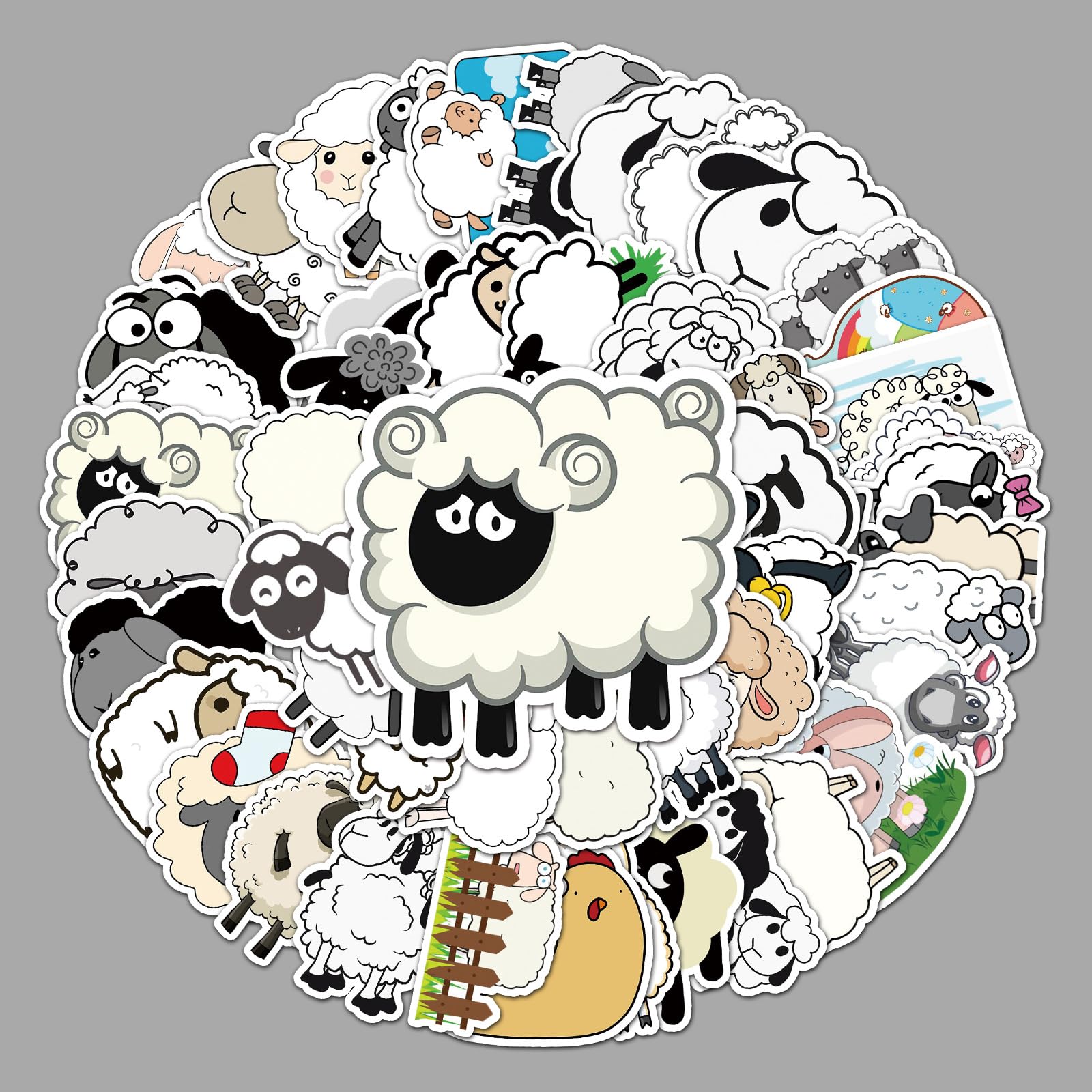 Set di 50 adesivi per piccole api, impermeabili, in vinile, per laptop, bambini, auto, moto, skateboard, bagagli, valigie, computer, graffiti Decal