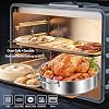 LOLYKITCH 5.5 L Tri-Ply Stainless Steel Sauté Pan with Lid,30 CM Deep Frying Pan,Jumbo Cooker,Oven Safe and Ergonomic Detachable Handle