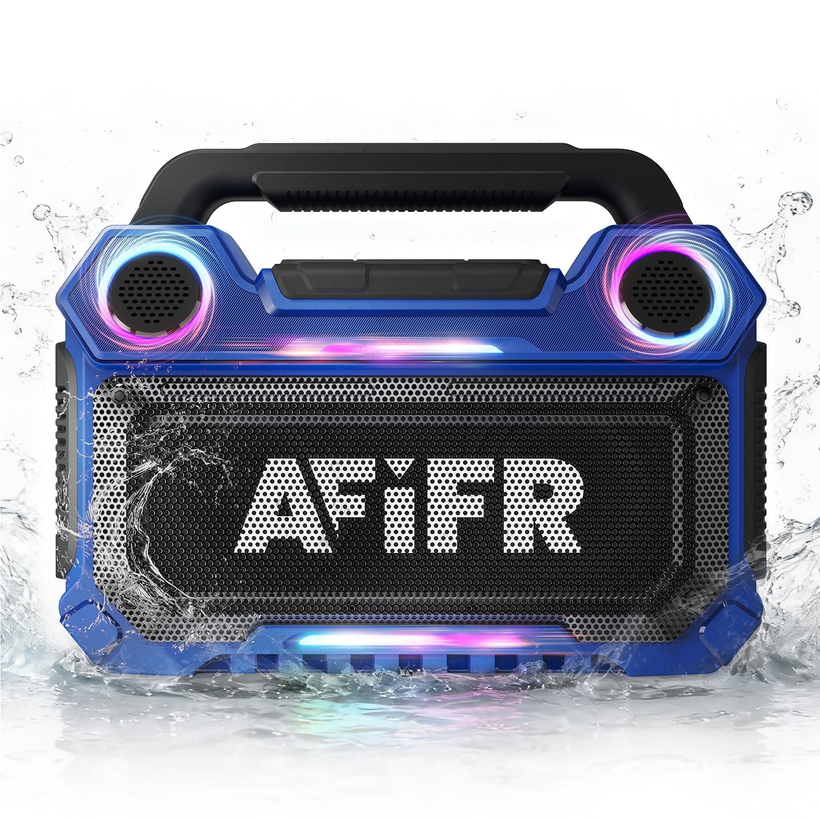 outdoor bluetooth speaker tide blue 160w loud bass