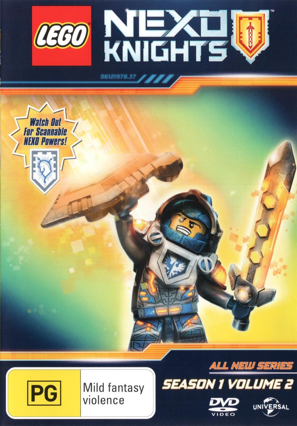 Lego Nexo Knights S1 Vol 2 DVD para tardes de cine infantil en casa