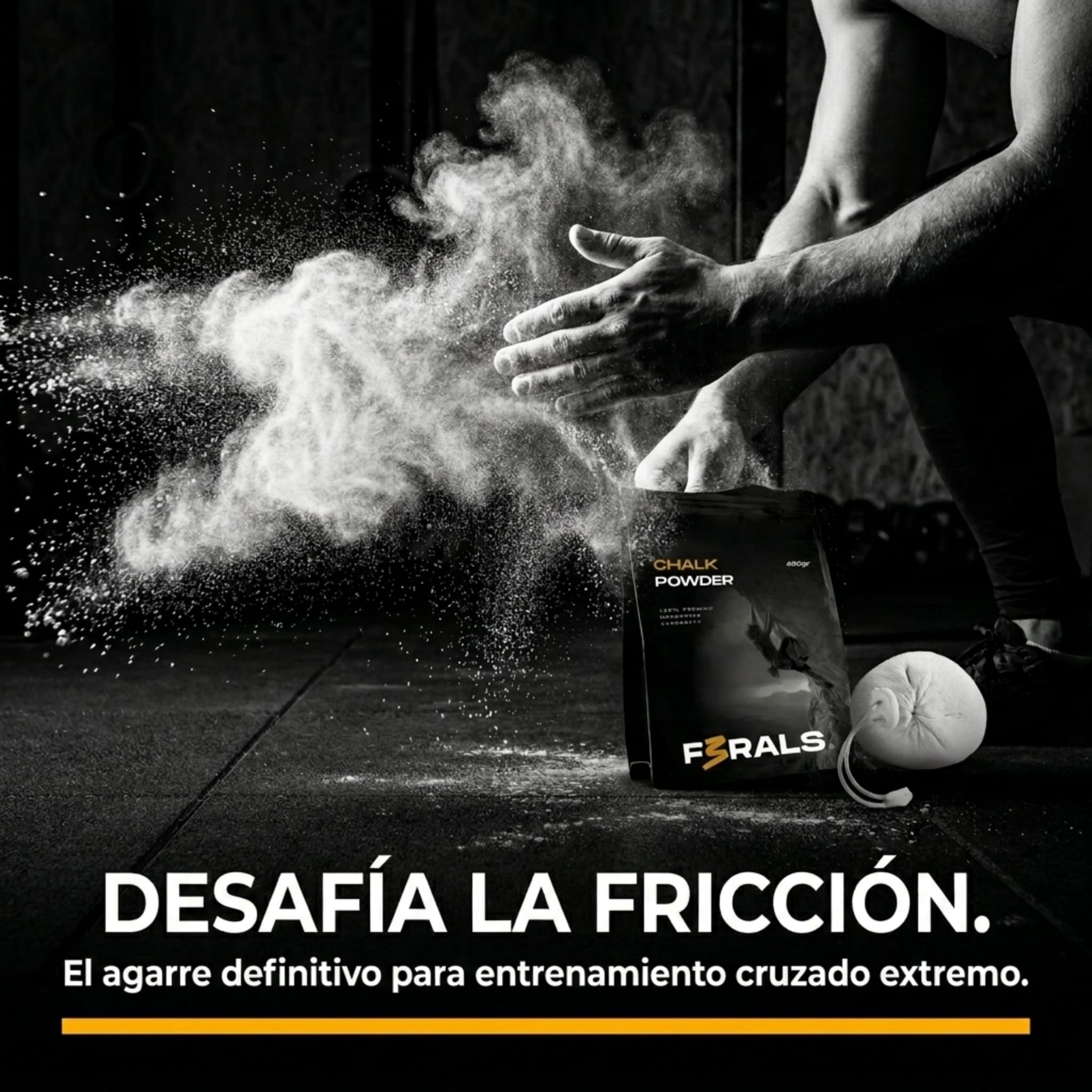 Magnesio en Polvo para Escalada con Bola de Magnesio | Agarre Antideslizante para Gimnasio y Pesas
