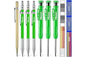 Hiboom 7-Piece Carpenter Woodworking Marker Tool Set