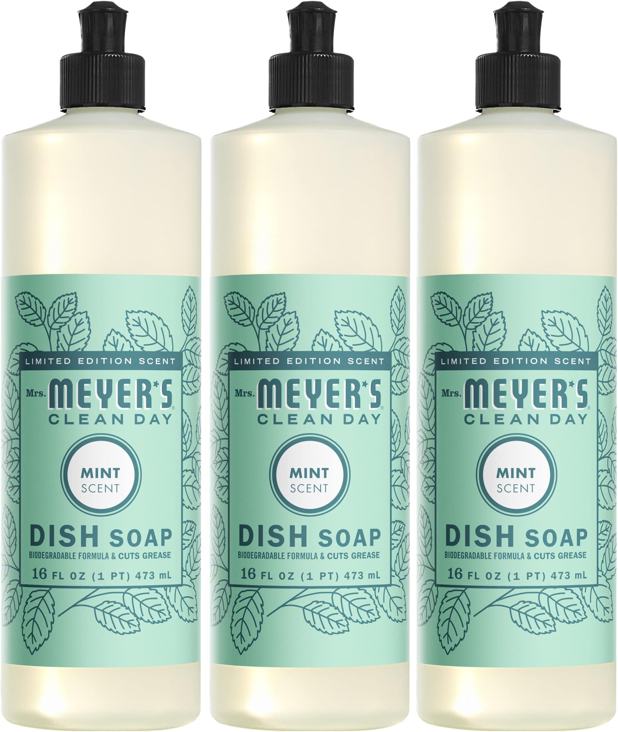 MRS. MEYER'S CLEAN DAY Variety, 2 Liquid Hand Soap 12.5 OZ