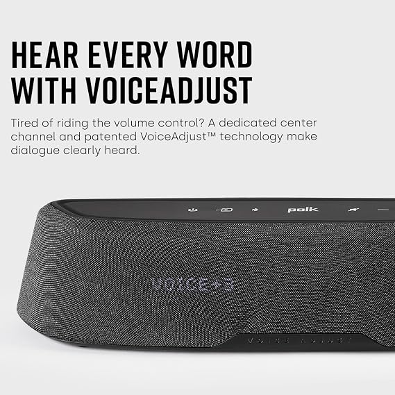 Polk Audio MagniFi Mini AX Ultra-Compact Sound Bar with Wireless Sub, Black