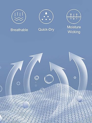 Miniatura 5 de Paquete de 3 y 5 camisetas deportivas de secado rápido para hombre, secado rápido, secado rápido, paquete de 3 y 5 unidades
