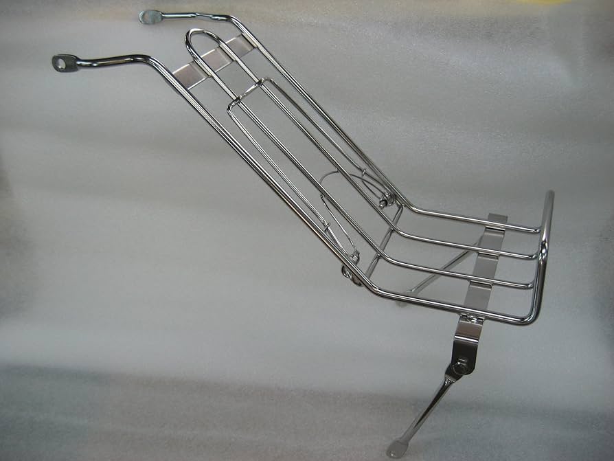 ベトナムキャリア 【ステンレス】ホンダ スーパーカブ C50 C70 C90 DX CM プレスカブ カスタム センターキャリア スクエアタイプ■