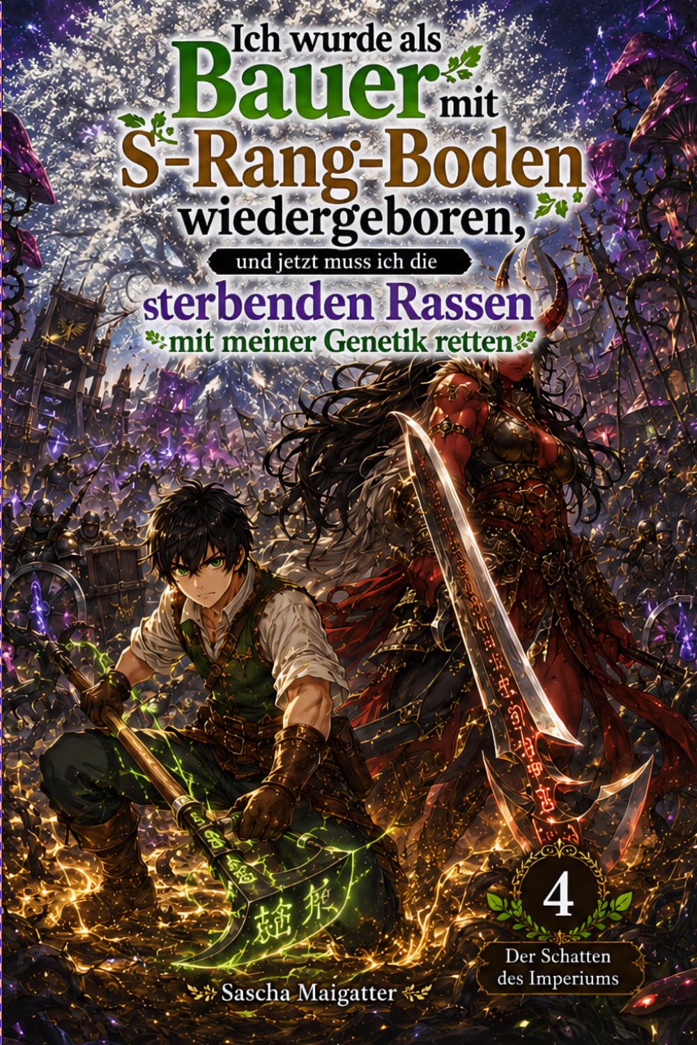 Ich wurde als Bauer mit S-Rang-Boden wiedergeboren, und jetzt muss ich die sterbenden Rassen mit meiner Genetik retten Volume 4: Der Schatten des Imperiums