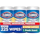Clorox Disinfecting Cleaning Wipes Variety Pack, 75 Count Each, Pack of 3 (Package May Vary)